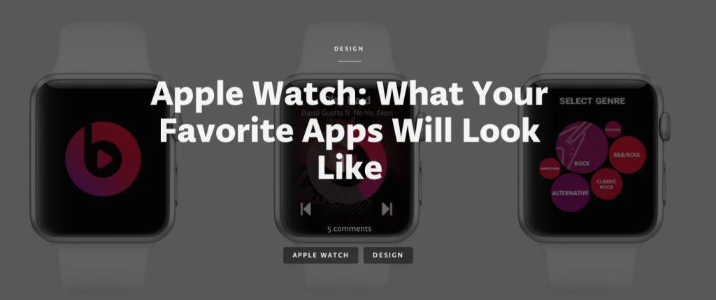 Apple Watch: What your favorite apps will look like