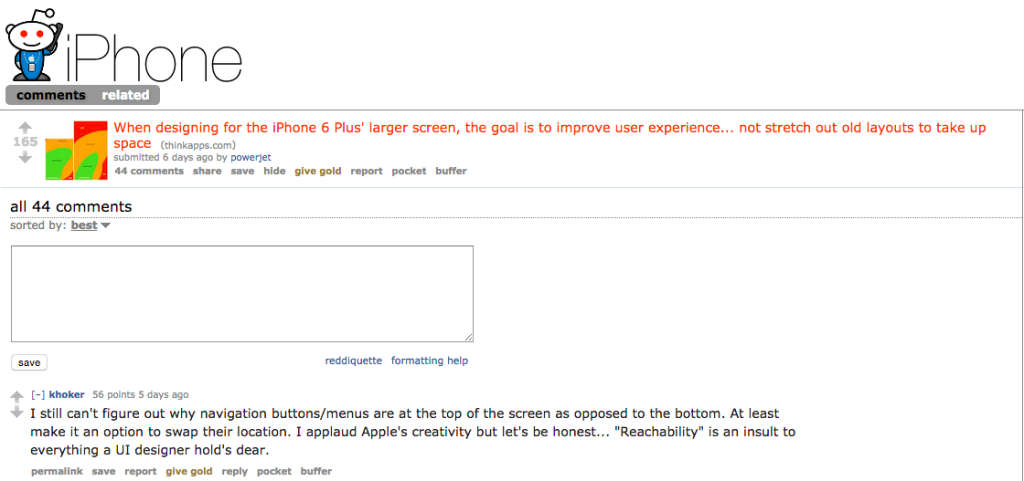 iphone subreddit iphone 6 post